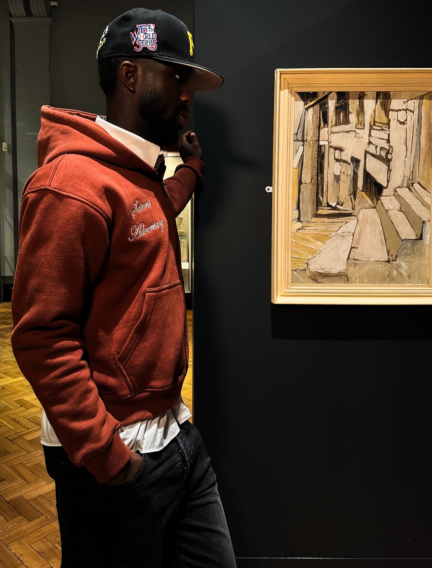 Satan's Adversary Zip-Up Brown