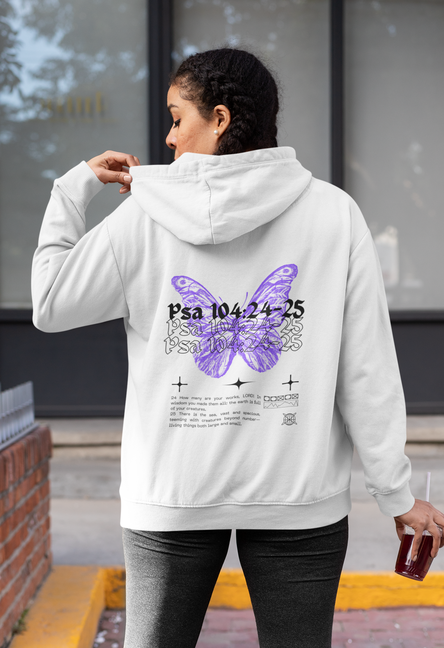 Wonders Of His Works White Hoodie