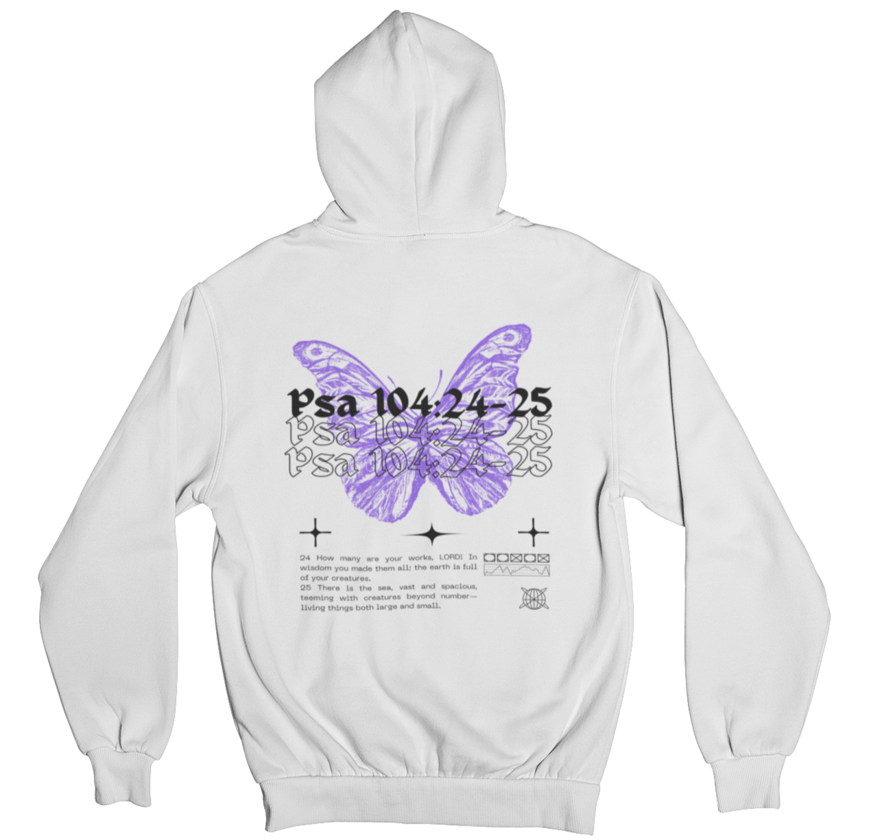 Wonders Of His Works White Hoodie