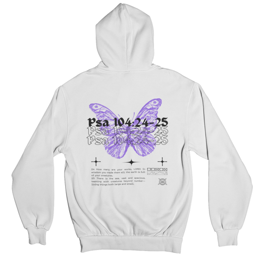 Wonders Of His Works White Hoodie