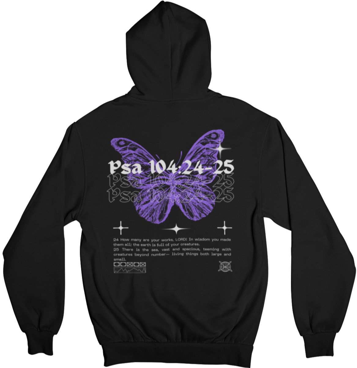 Wonders Of His Works Black Hoodie