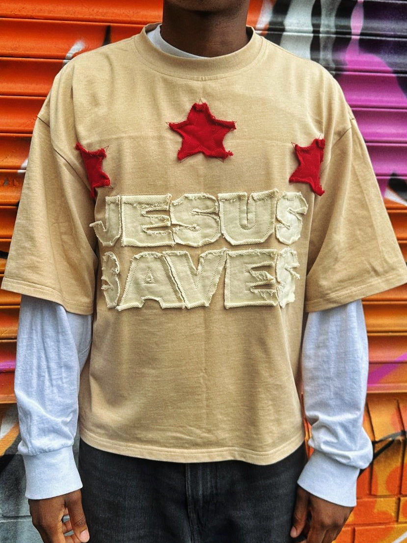 Jesus Saves Boxy Tee
