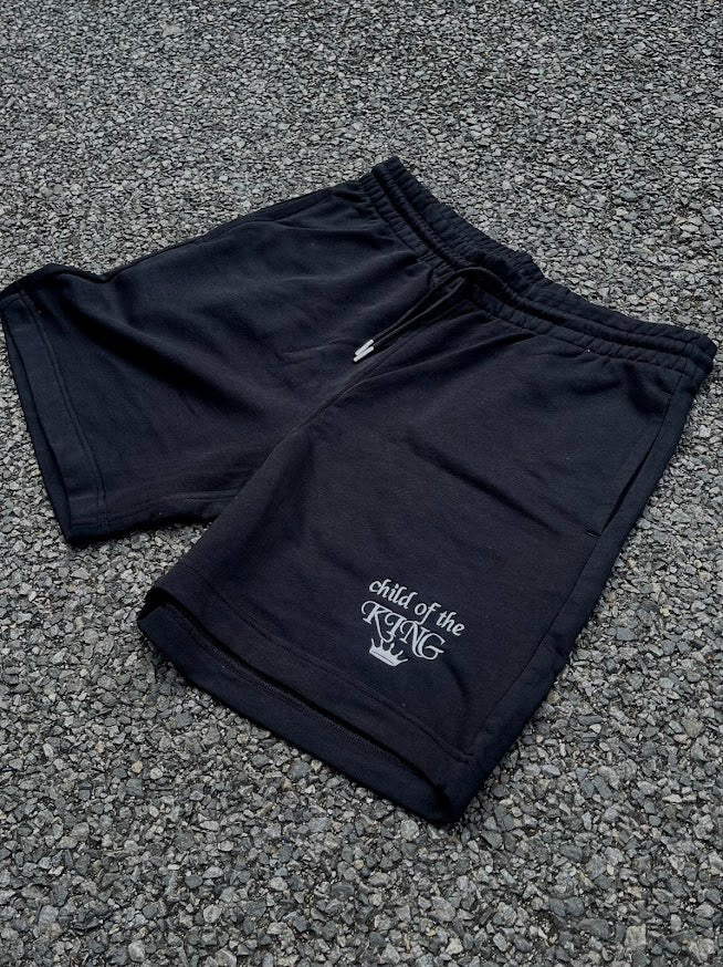 Child Of The King Black Shorts