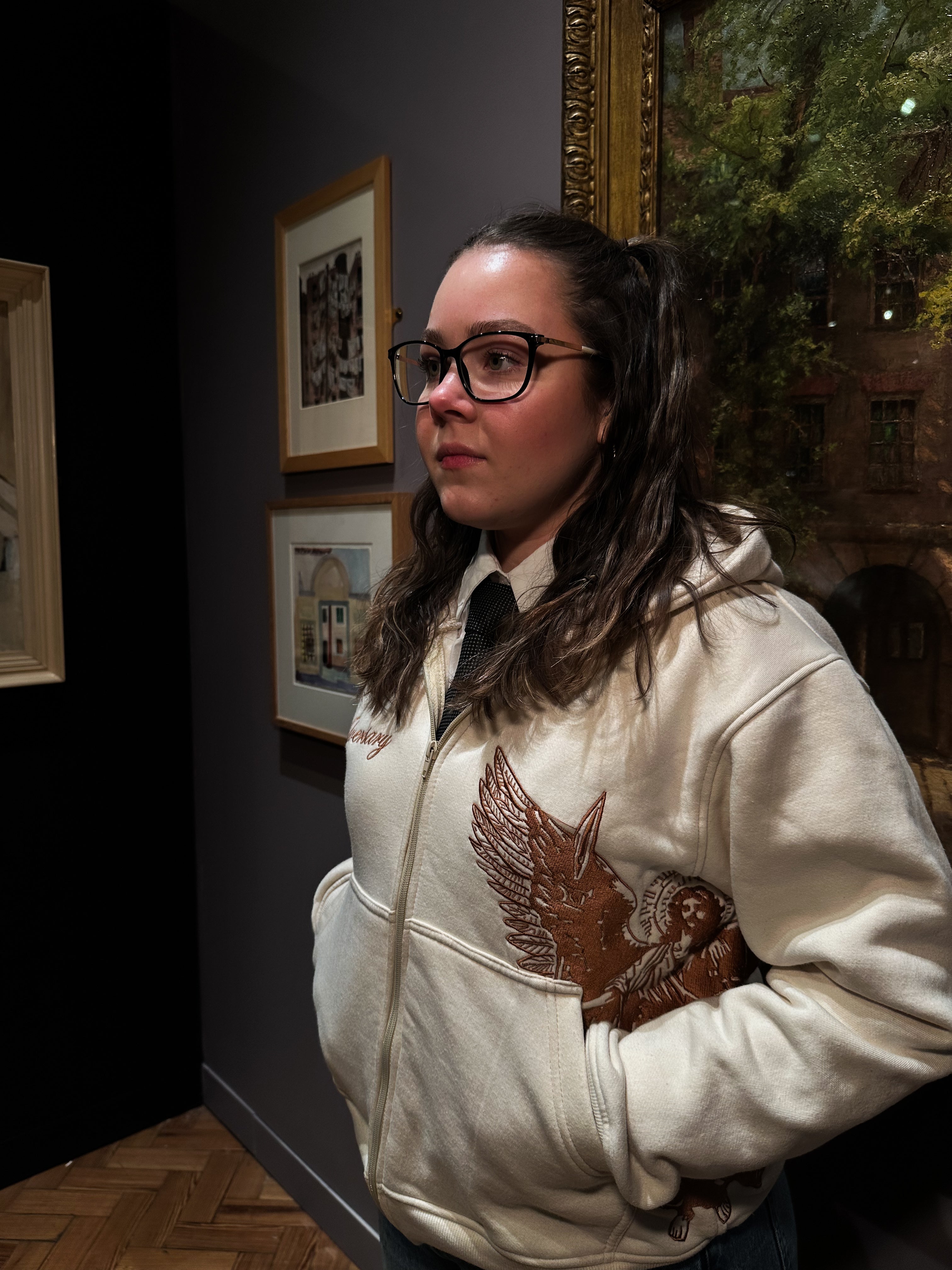 Satan's Adversary Zip-Up Cream