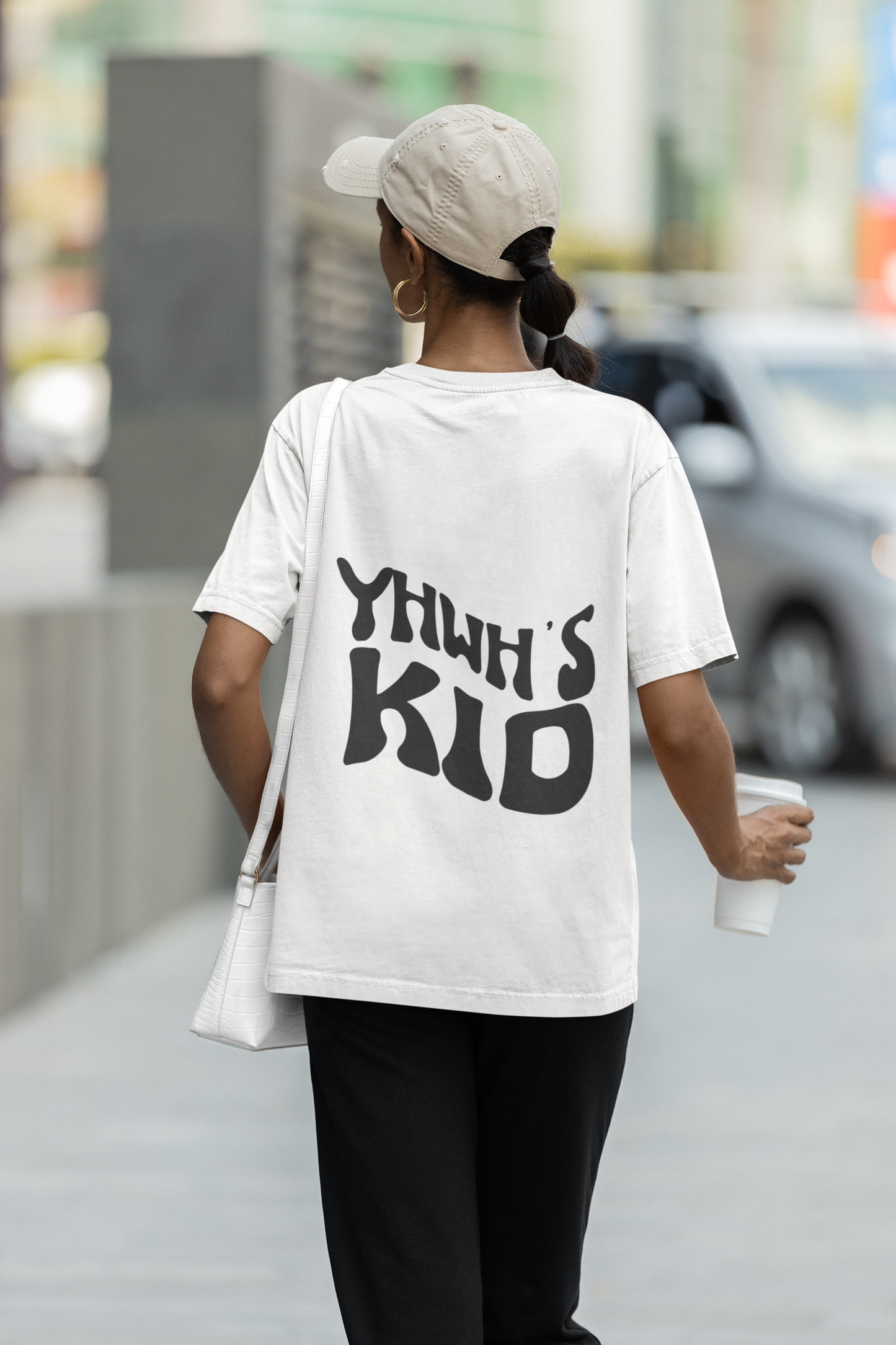 YHWH'S Kid Heavyweight White T-shirt