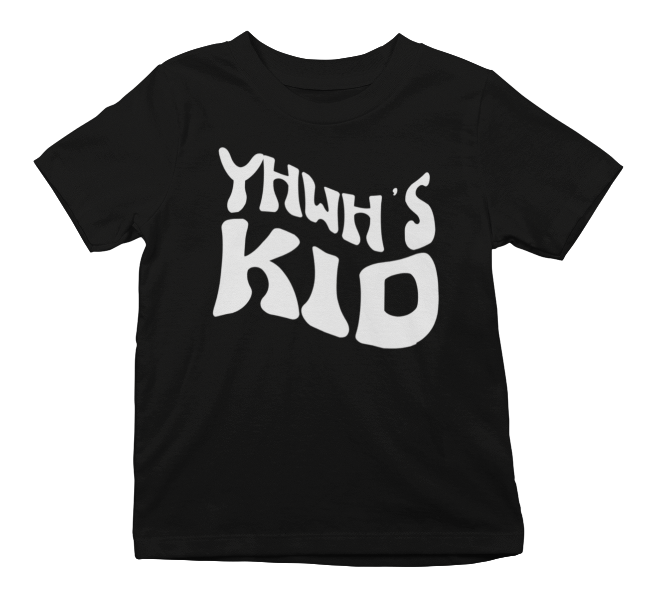 "YHWH'S Kid" Youth Black T-shirt