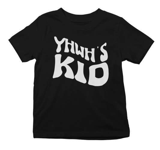 "YHWH'S Kid" Youth Black T-shirt