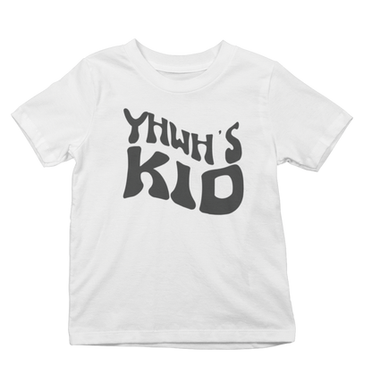 "YHWH's Kid" Youth White T-shirt