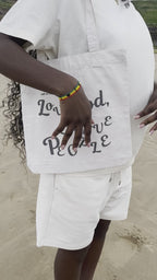 Love God, Serve People Tote Bag