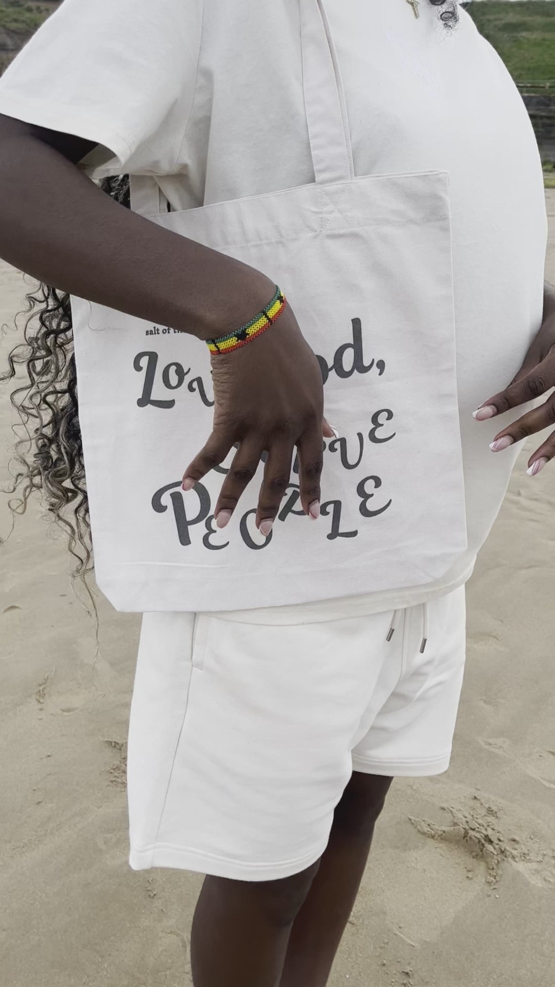 Love God, Serve People Tote Bag