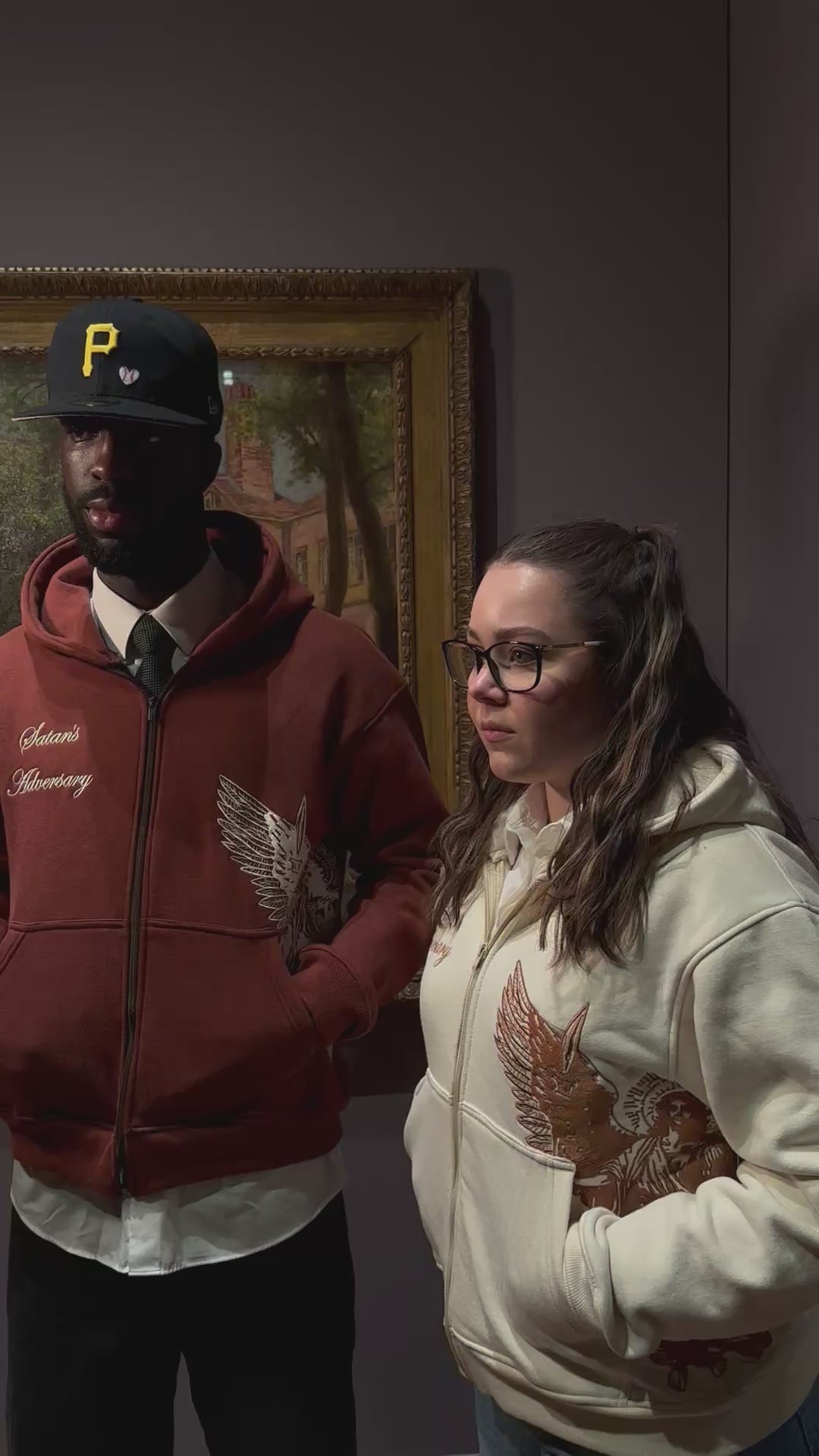 Satan's Adversary Zip-Up Cream